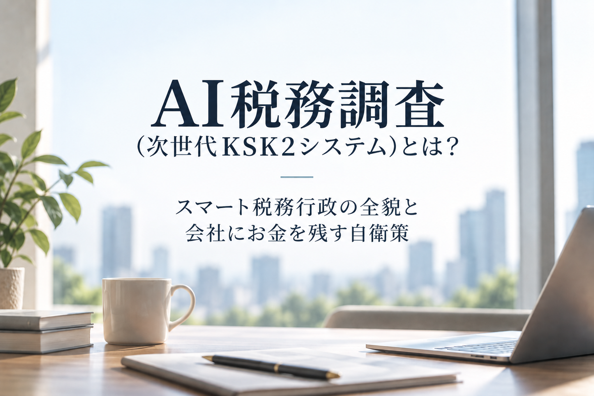 AI税務調査（次世代KSK2システム）とは？スマート税務行政の全貌と会社にお金を残す自衛策